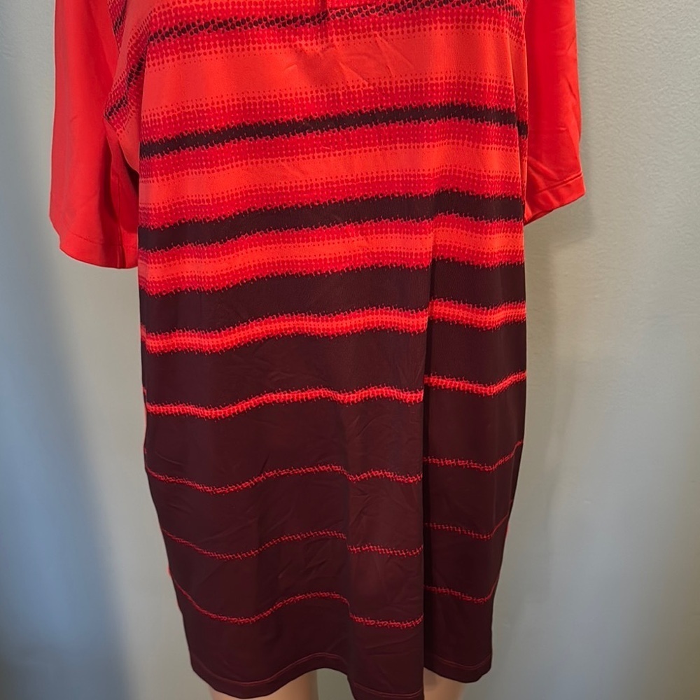 Nike Red Gradient Polo Shirt - Picture 3 of 5